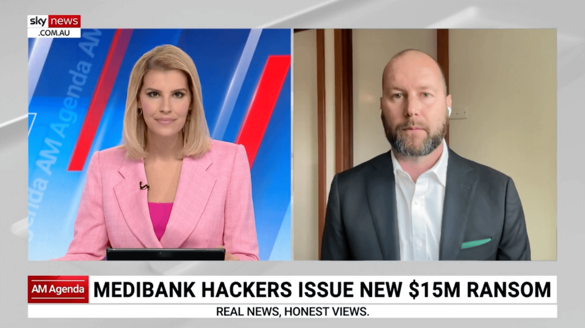 Ches Rafferty on Sky News - Medibank