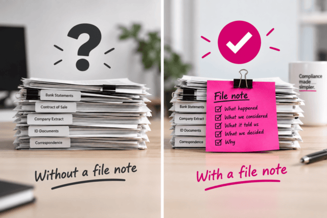 What Does a Good AML File Note Actually Look Like